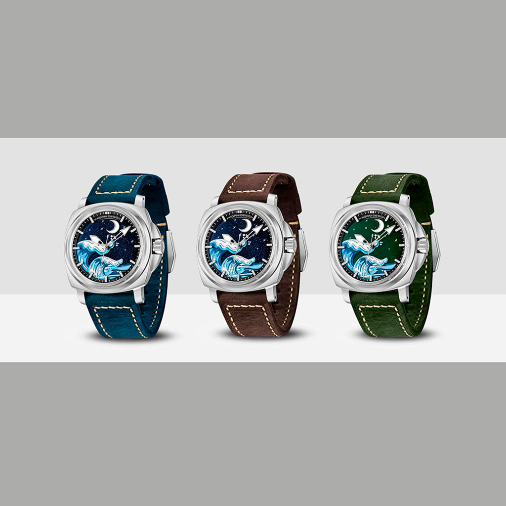 Design Wave Silver Blue