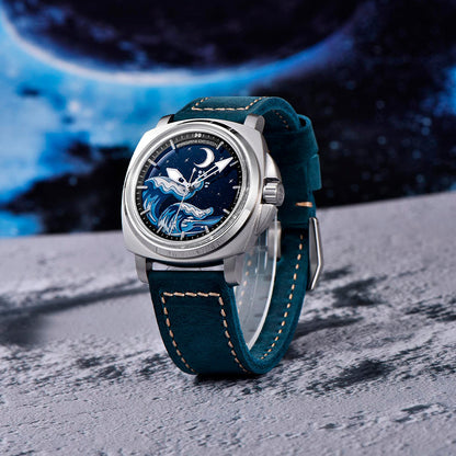 Design Wave Silver Blue