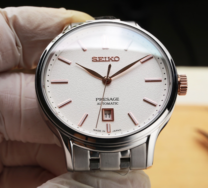 Presage Watch White