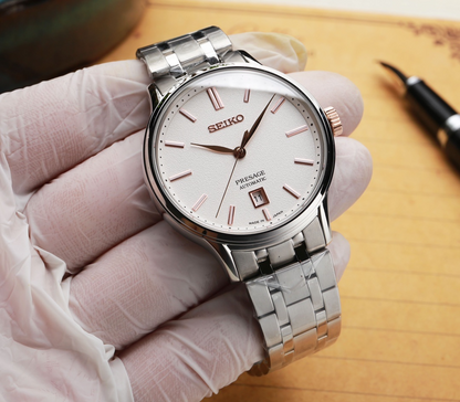Presage Watch White