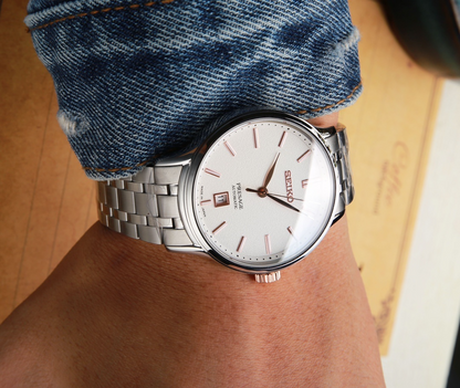 Presage Watch White