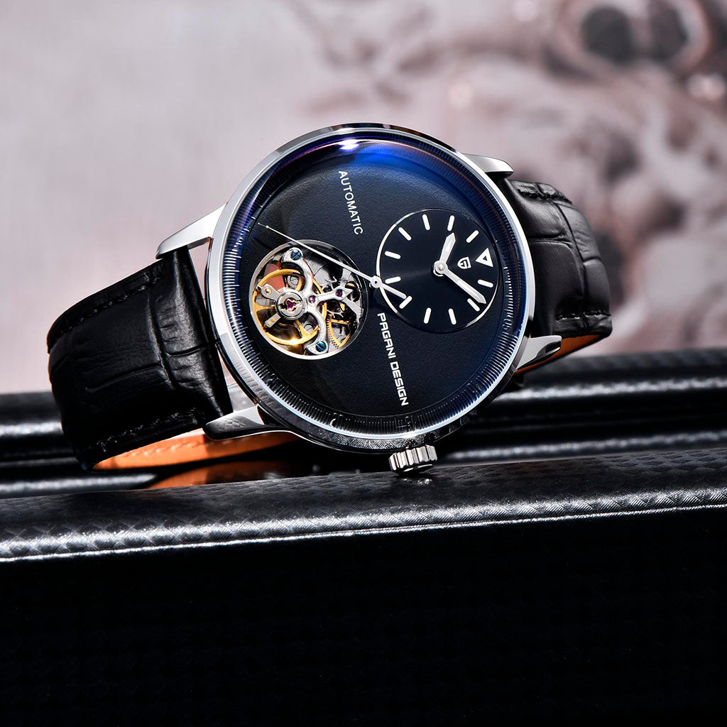 Design Tourbillon Silver Black