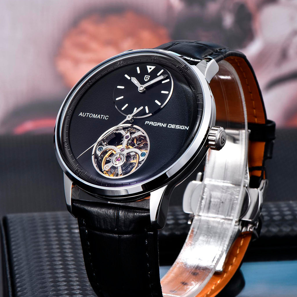 Design Tourbillon Silver Black